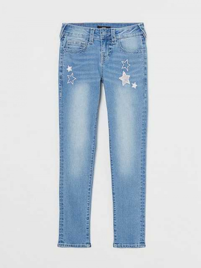 True Religion Halle Star Jeans Barn Blå | ZIG817243