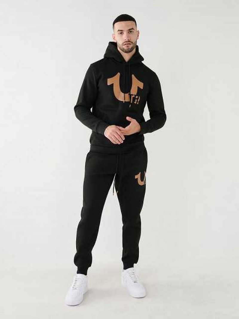 True Religion Horseshoe Logo Joggingbyxor Herr Svarta | GCM924367