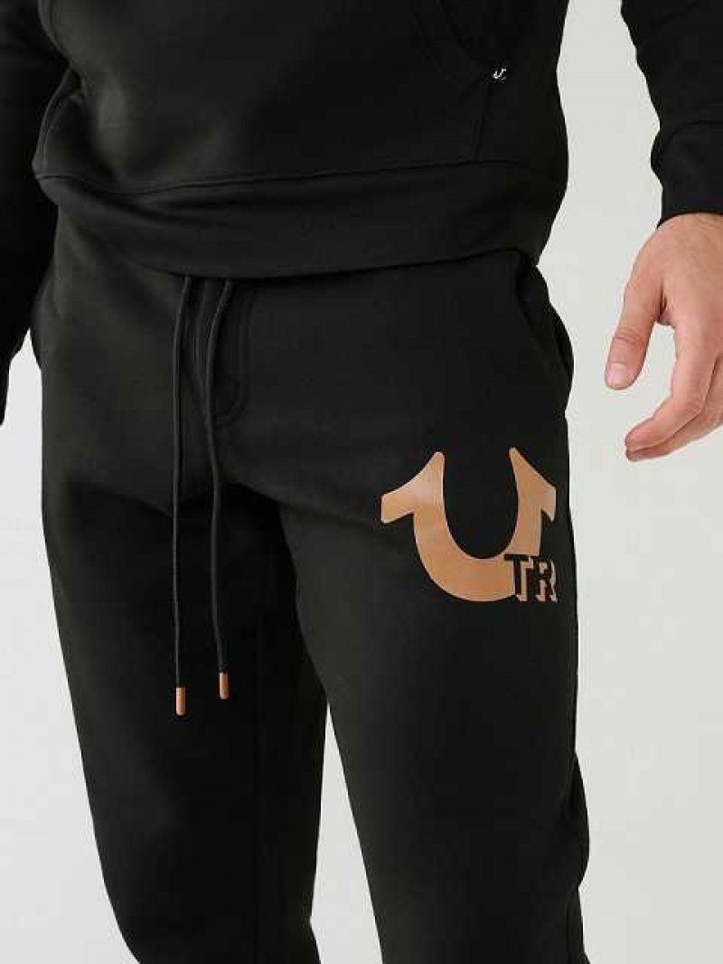 True Religion Horseshoe Logo Joggingbyxor Herr Svarta | GCM924367