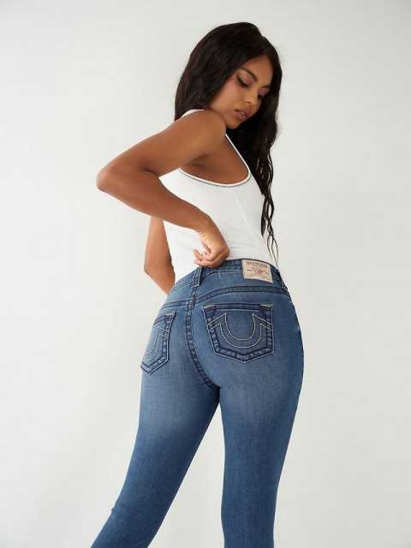 True Religion Jennie Big T Curvy Skinny Jeans Dam Tvätt | QFM208734