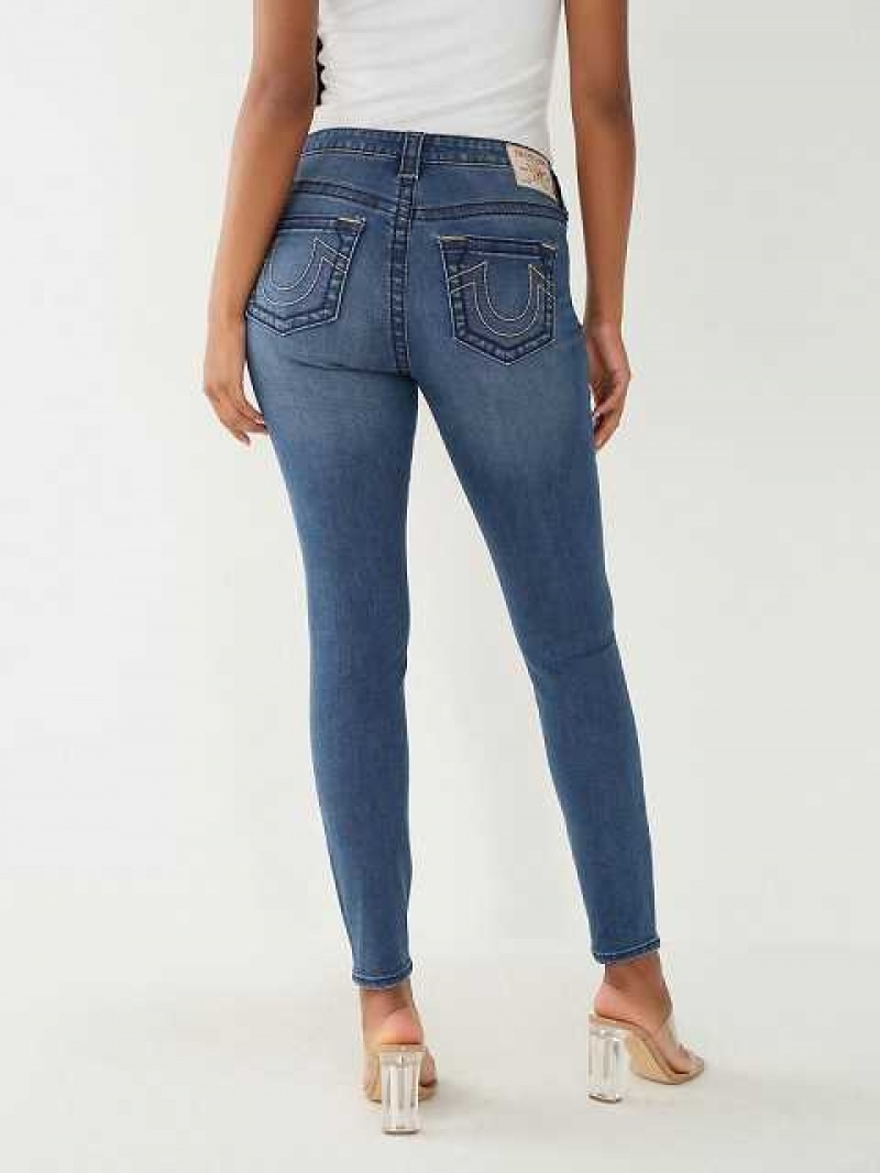 True Religion Jennie Big T Curvy Skinny Jeans Dam Tvätt | QFM208734