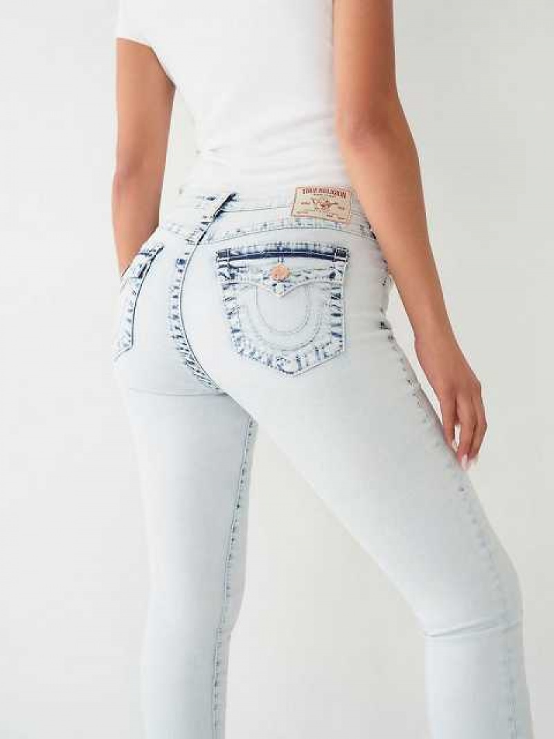 True Religion Jennie Big T Curvy Skinny Jeans Dam Ljustvätt | DBQ257481