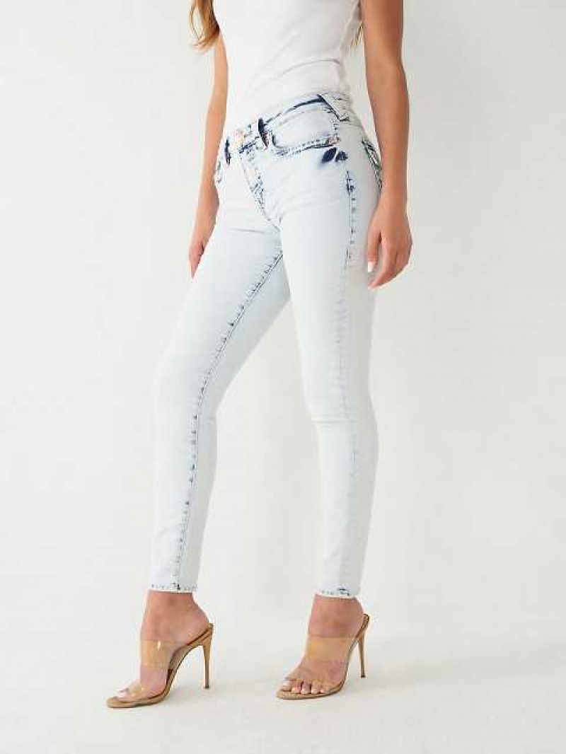 True Religion Jennie Big T Curvy Skinny Jeans Dam Ljustvätt | DBQ257481