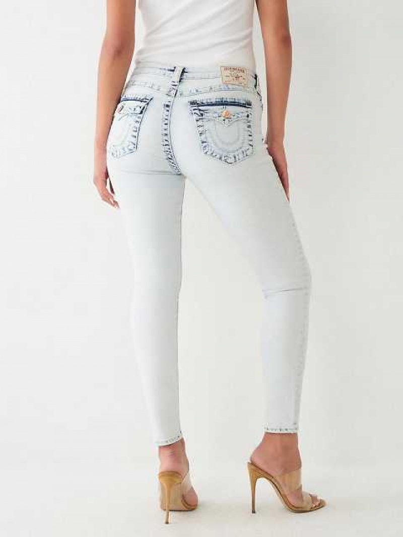 True Religion Jennie Big T Curvy Skinny Jeans Dam Ljustvätt | DBQ257481