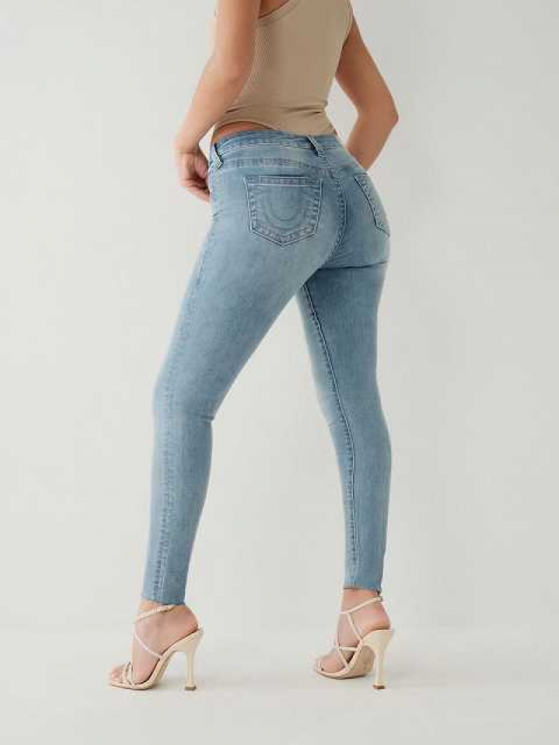 True Religion Jennie Mid Rise Curvy Skinny Jeans Dam Ljusturkos | LPS043571