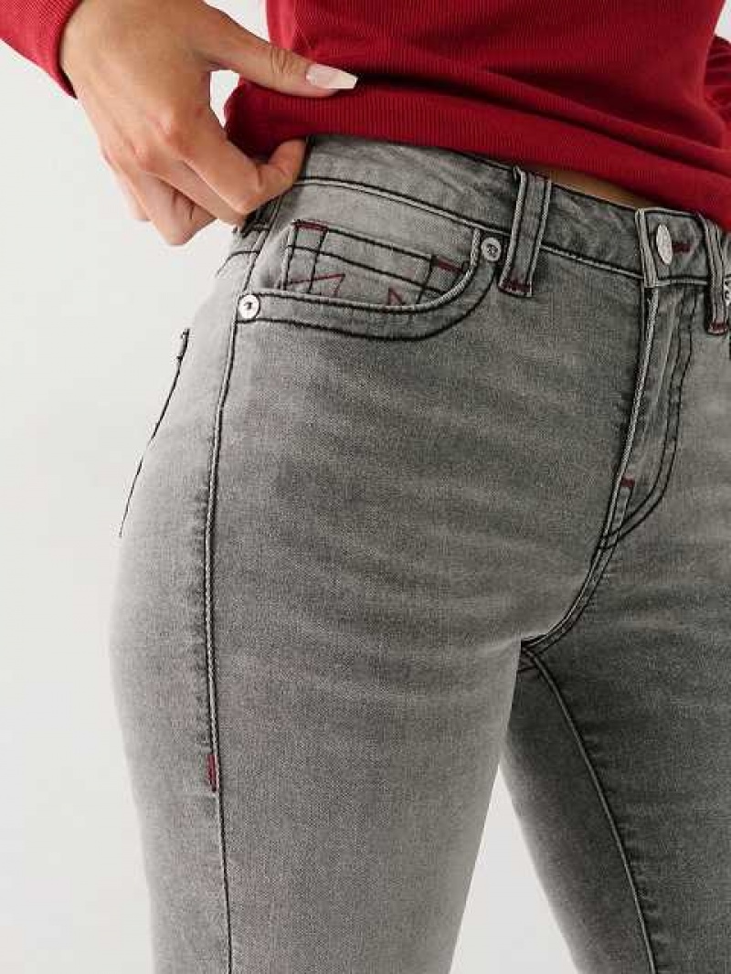 True Religion Jennie Mid Rise Curvy Skinny Jeans Dam Grå Tvätt | HNK285497