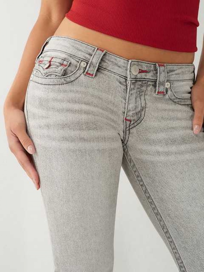 True Religion Joey Low Rise Utsvängda Jeans Dam Cosmic Dust | ITA213986