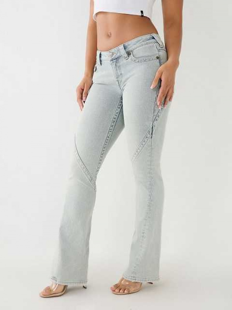 True Religion Joey Lr Seaming Utsvängda Jeans Dam Ljustvätt | DKT836941