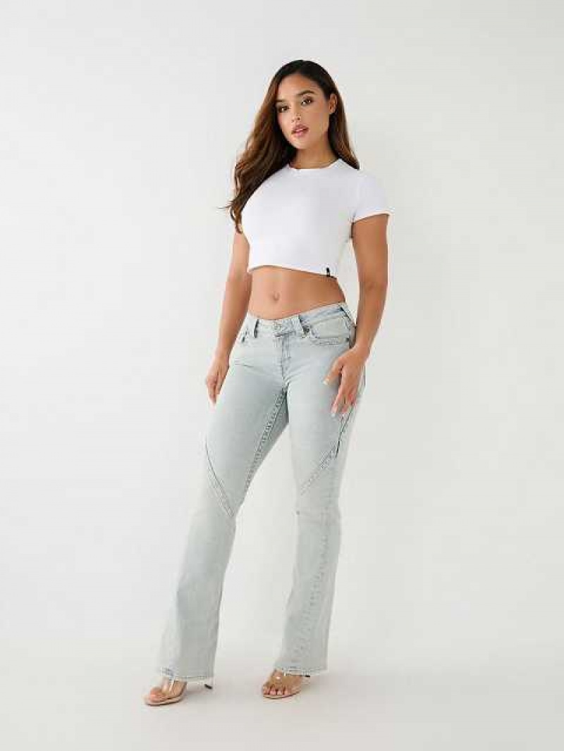 True Religion Joey Lr Seaming Utsvängda Jeans Dam Ljustvätt | DKT836941