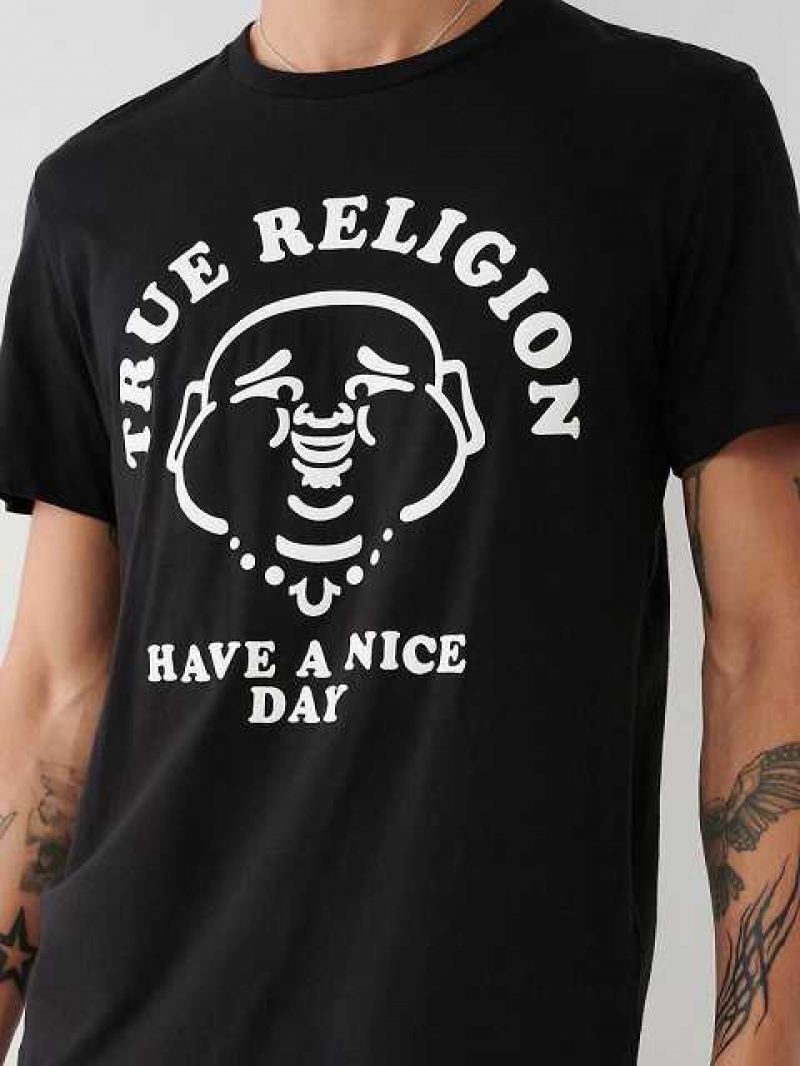 True Religion Nice Day T-shirt Herr Svarta | YNP135462