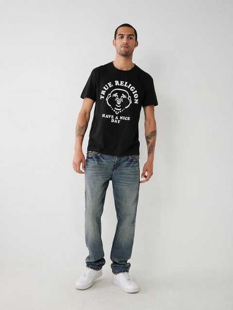 True Religion Nice Day T-shirt Herr Svarta | YNP135462