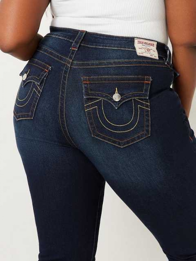 True Religion Plus Becca Bootcut Jeans Dam Mörktvätt | DPE241768