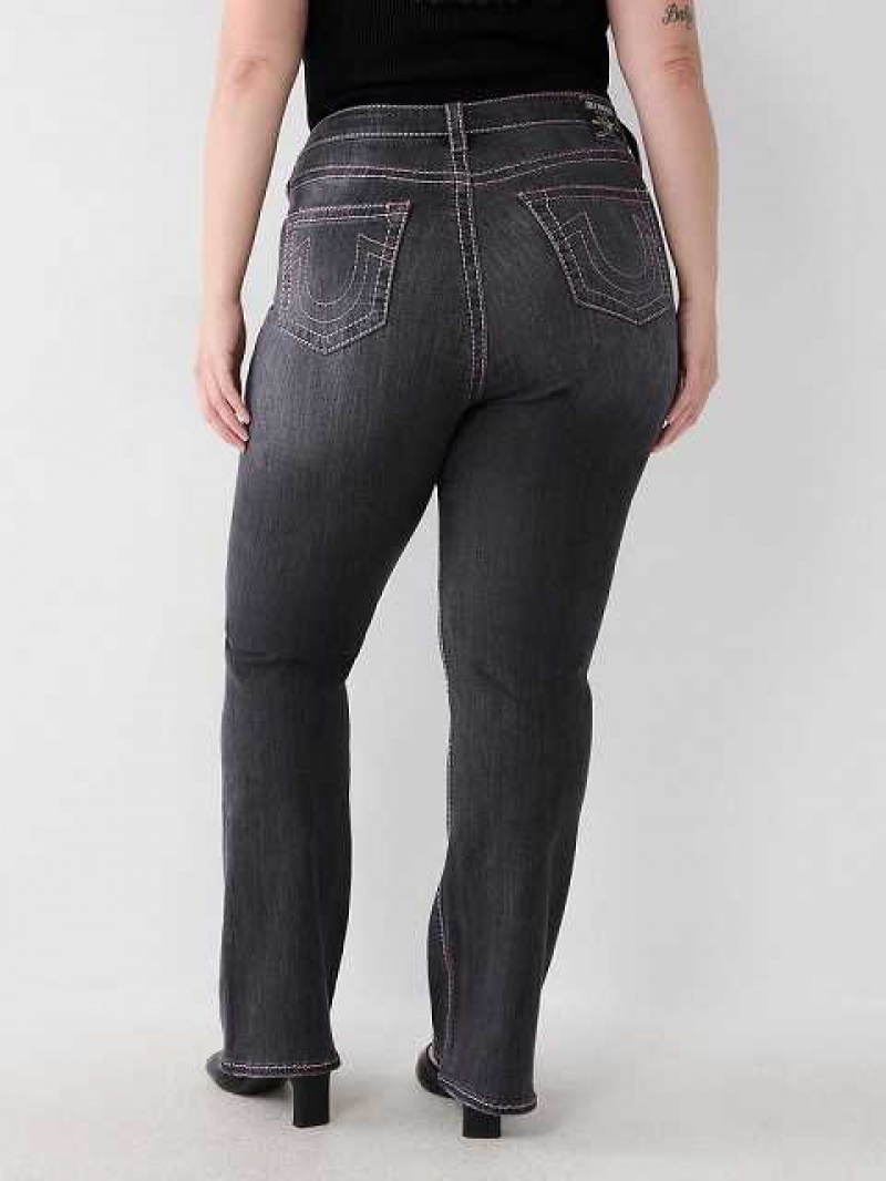 True Religion Plus Becca Stitch Bootcut Jeans Dam Grå | OXU268307