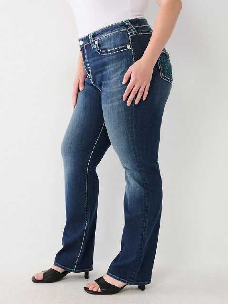 True Religion Plus Billie Straight Jeans Dam Aizome | WAT937140