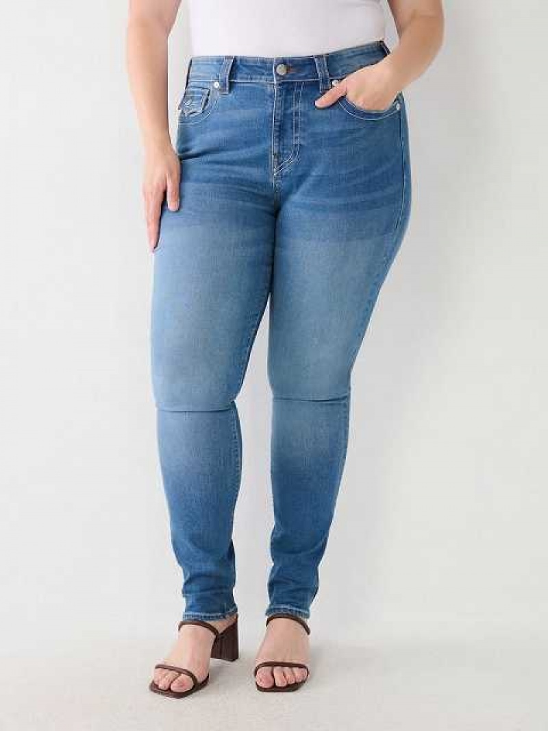 True Religion Plus Stella Low Rise Skinny Jeans Dam Tvätt | PGZ960824