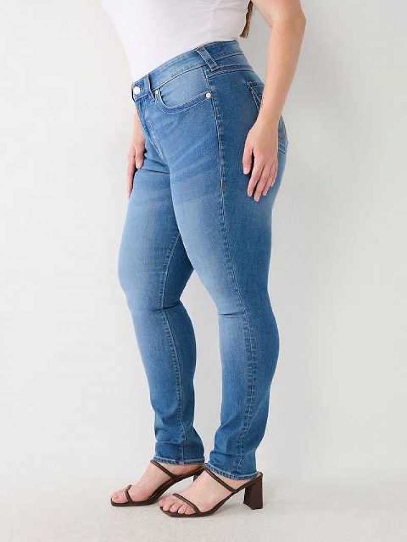 True Religion Plus Stella Low Rise Skinny Jeans Dam Tvätt | PGZ960824