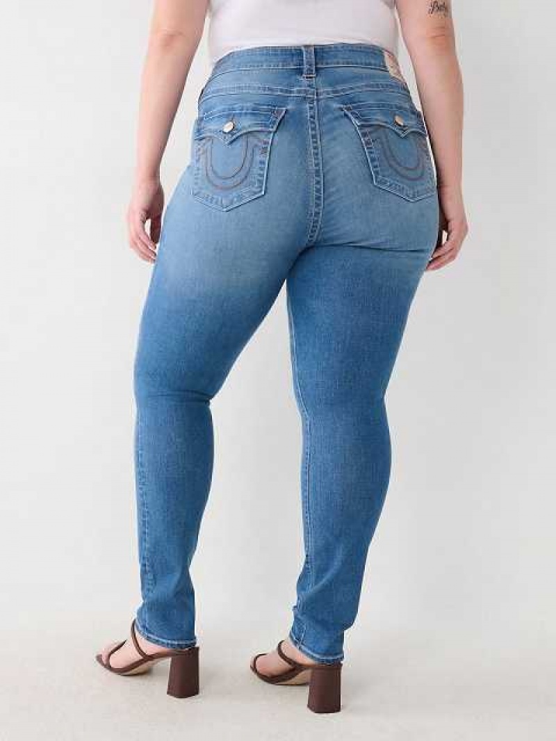 True Religion Plus Stella Low Rise Skinny Jeans Dam Tvätt | PGZ960824