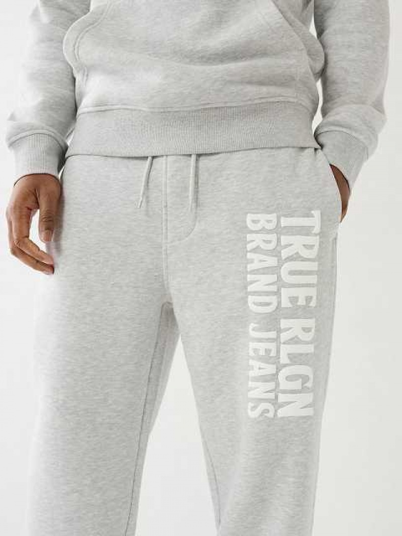 True Religion Puff Trbjs Joggingbyxor Herr Grå | GJD691074