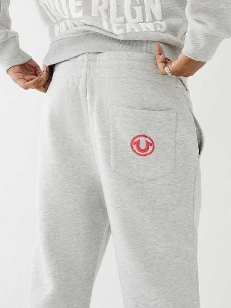 True Religion Puff Trbjs Joggingbyxor Herr Grå | GJD691074