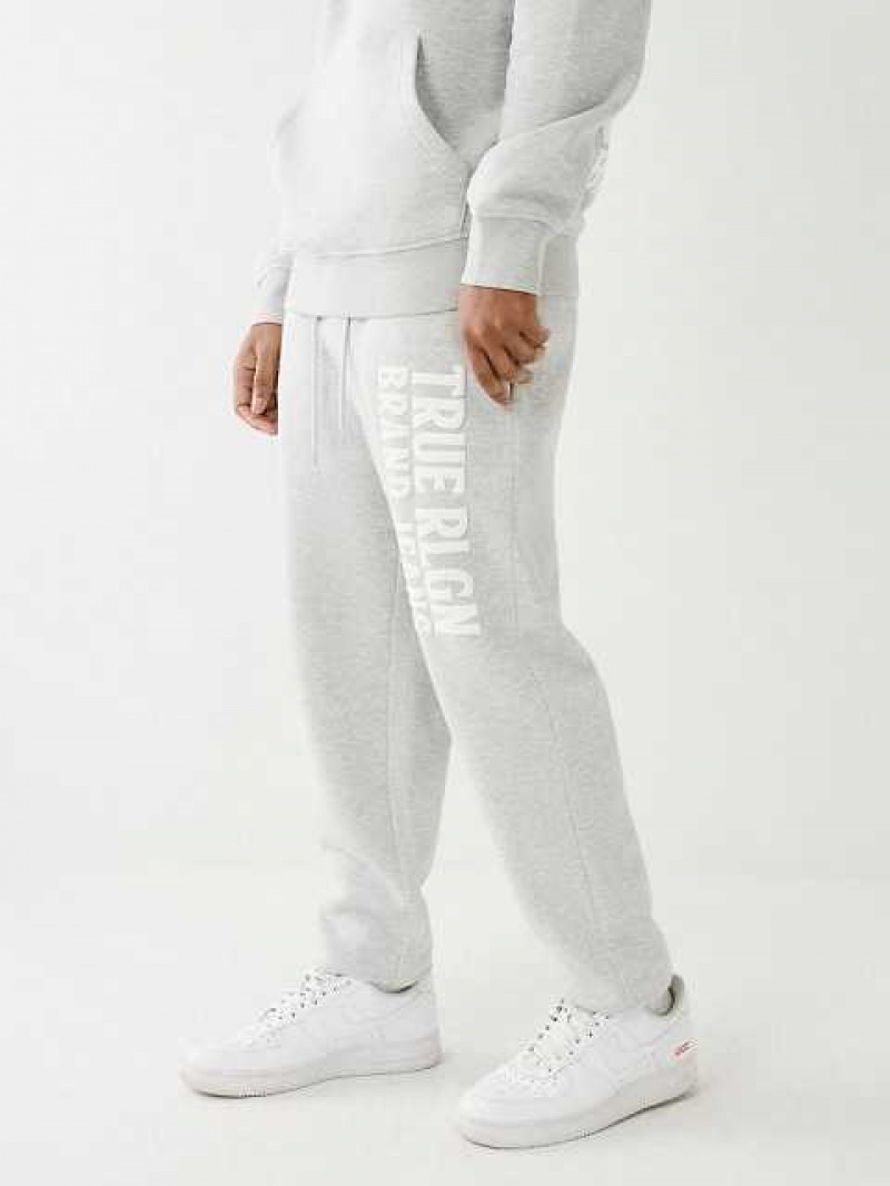 True Religion Puff Trbjs Joggingbyxor Herr Grå | GJD691074