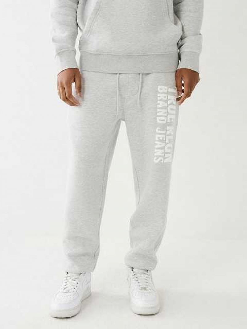 True Religion Puff Trbjs Joggingbyxor Herr Grå | GJD691074