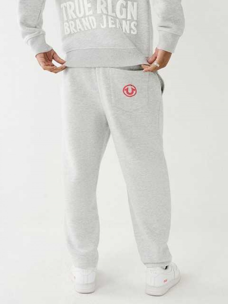 True Religion Puff Trbjs Joggingbyxor Herr Grå | GJD691074