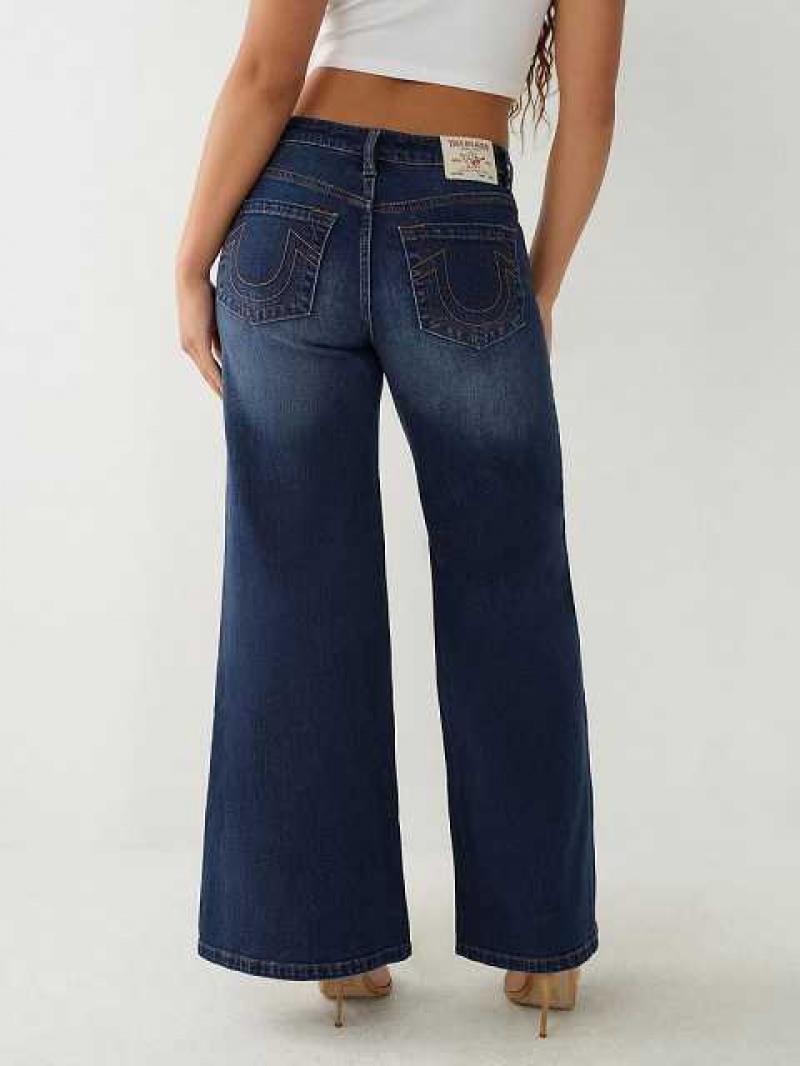 True Religion Relaxed Breda Leg Bootcut Jeans Dam Mörktvätt | ERT507483