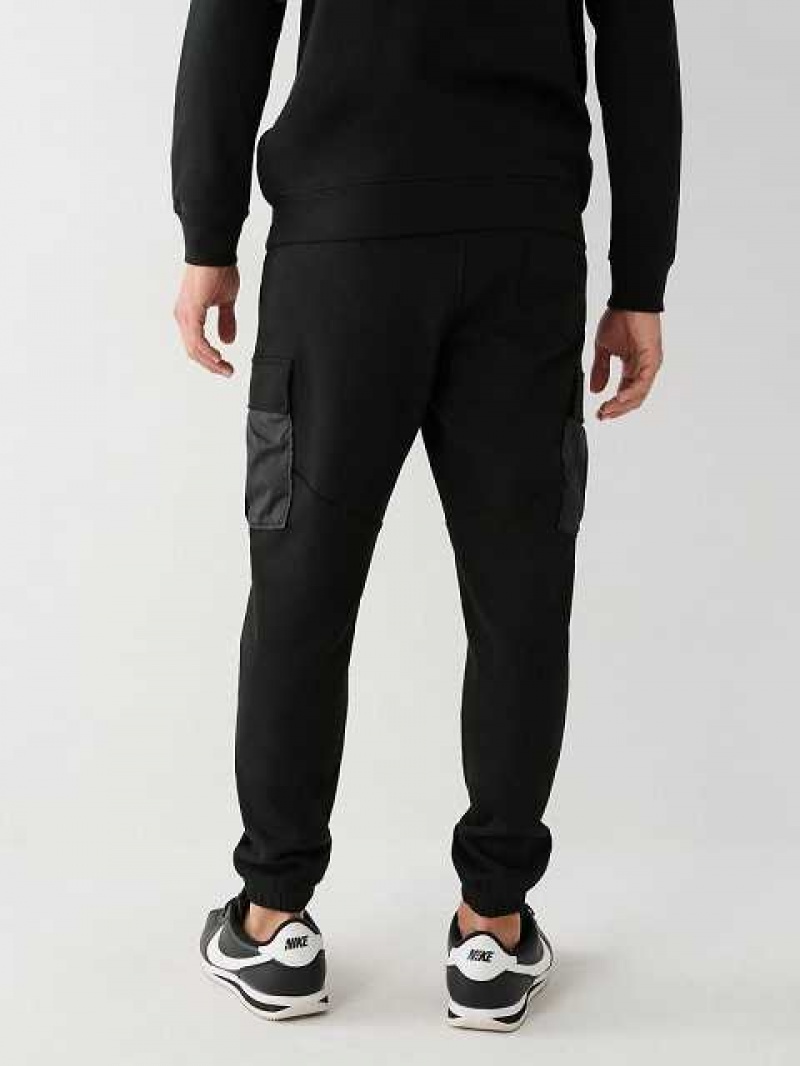 True Religion Revolt Jogger Cargobyxor Herr Svarta | NJM472398