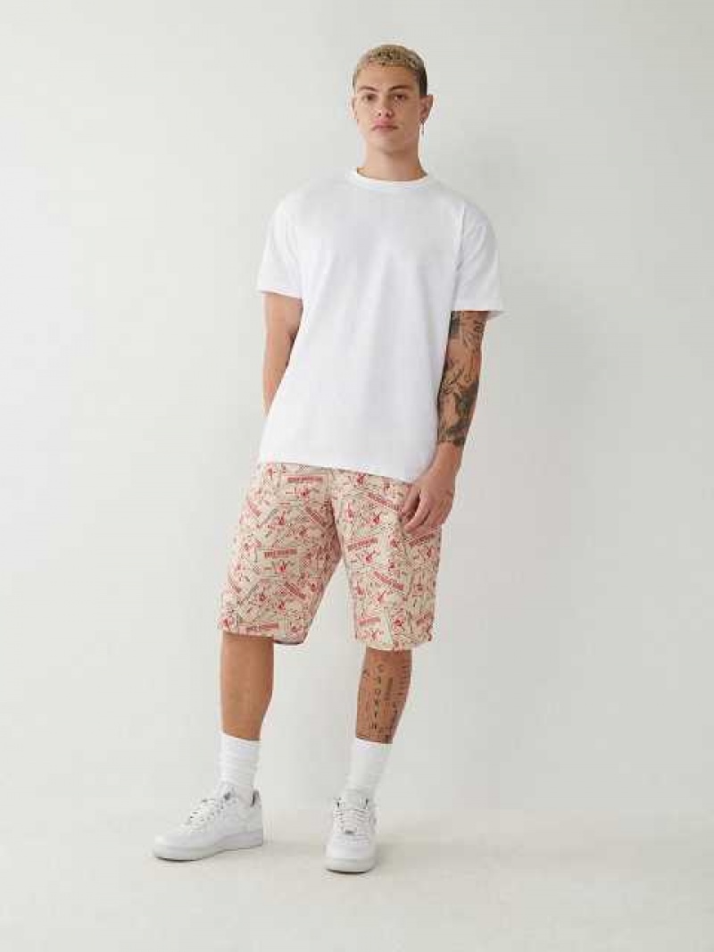 True Religion Ricky Board Shorts Herr Blommiga | HBY431857