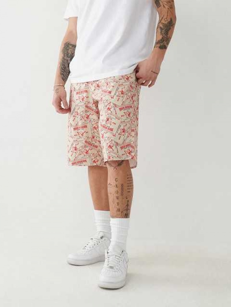 True Religion Ricky Board Shorts Herr Blommiga | HBY431857