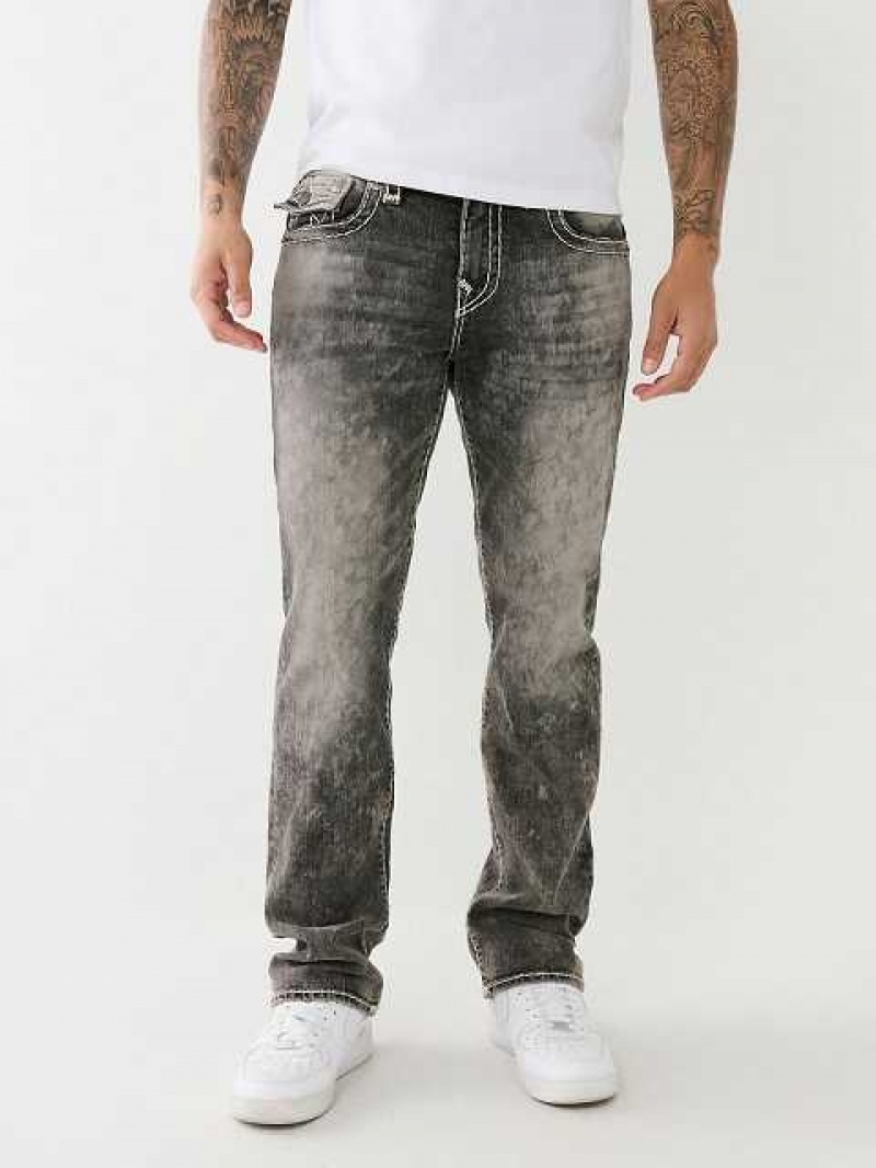 True Religion Ricky Faded Straight Jeans Herr Tvätt | VXS279180