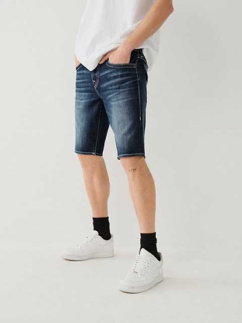 True Religion Ricky Hetero Shorts Herr Blå | QMN713806