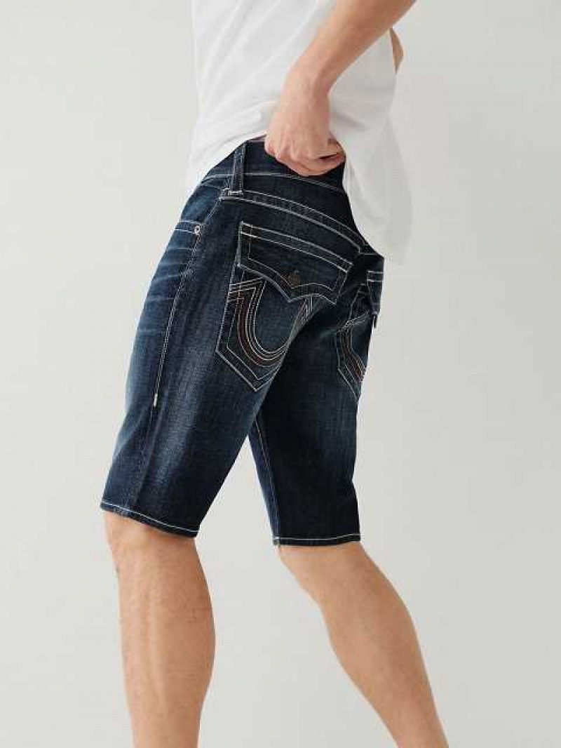 True Religion Ricky Hetero Shorts Herr Blå | QMN713806