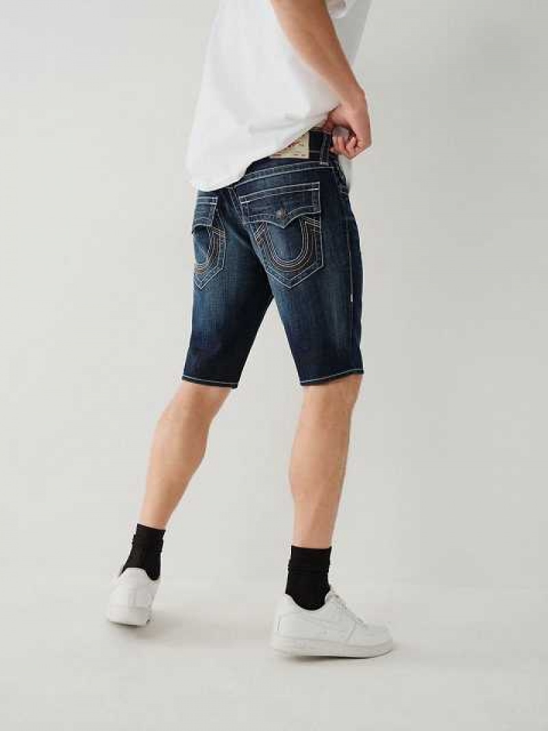 True Religion Ricky Hetero Shorts Herr Blå | QMN713806