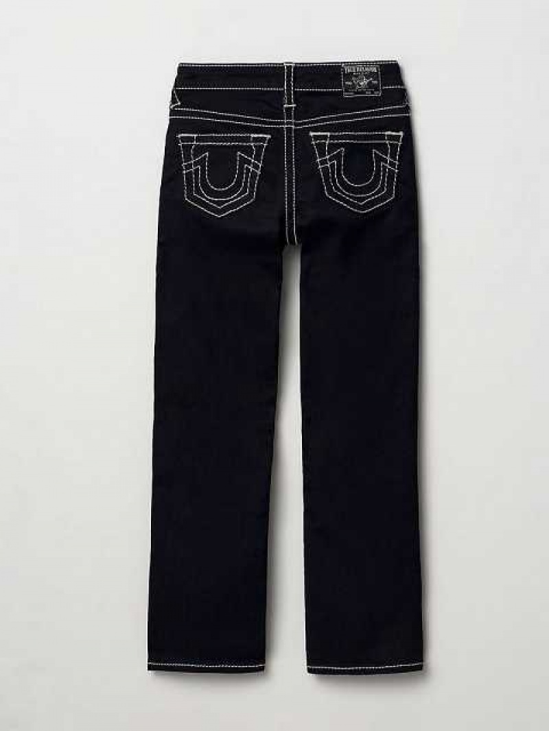 True Religion Ricky Stitch Jeans Barn Svarta | ZNT809637