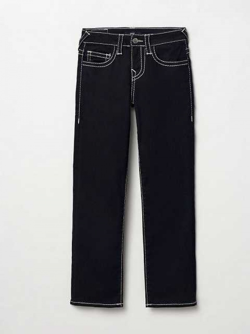 True Religion Ricky Stitch Jeans Barn Svarta | ZNT809637