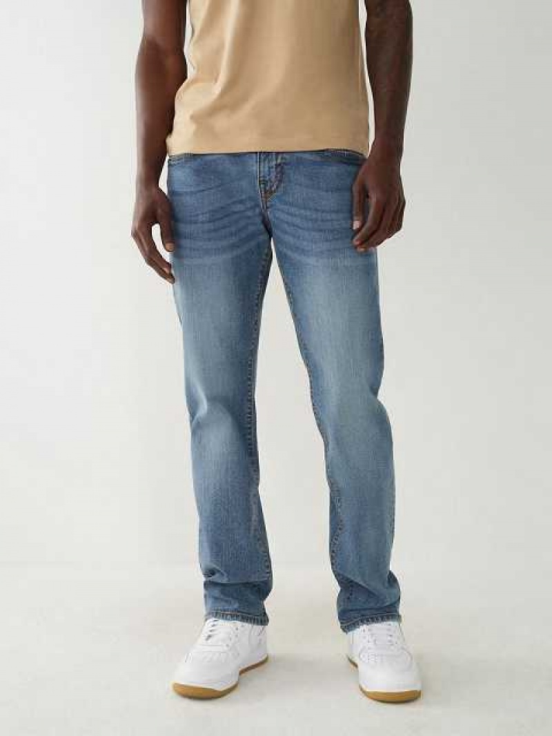 True Religion Ricky Stitch Straight Jeans Herr Tvätt | BEF021598