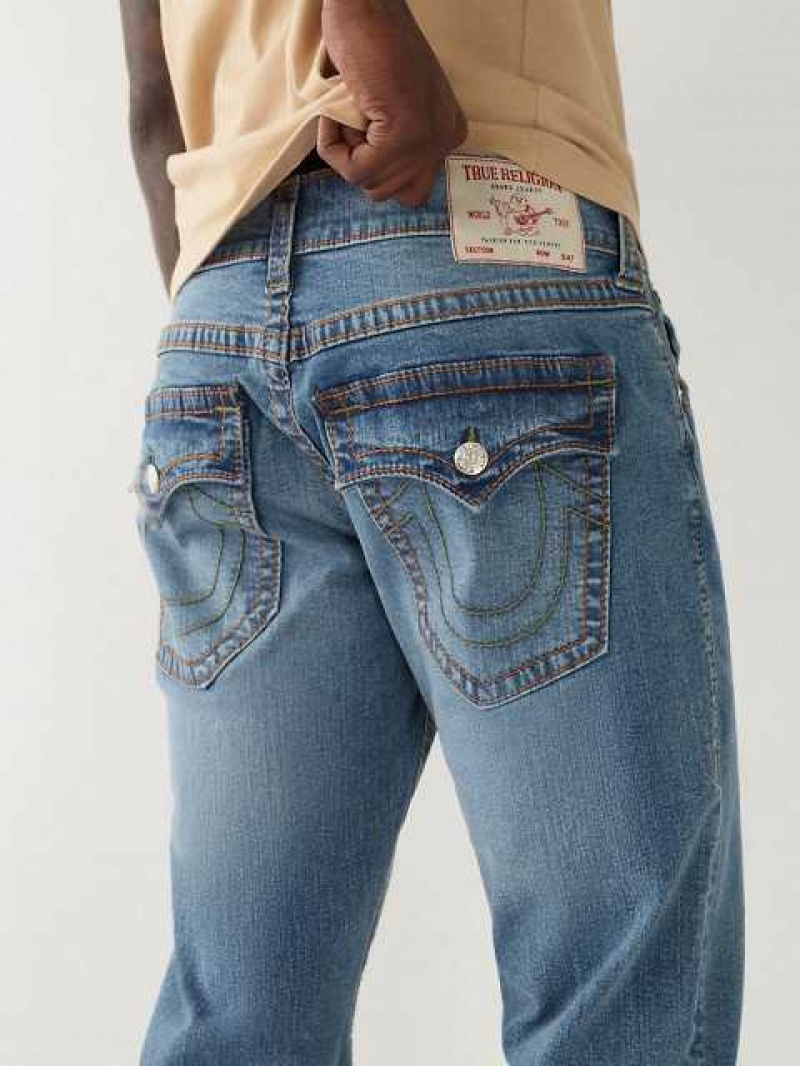 True Religion Ricky Stitch Straight Jeans Herr Tvätt | BEF021598