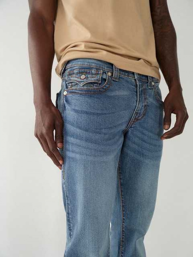 True Religion Ricky Stitch Straight Jeans Herr Tvätt | BEF021598