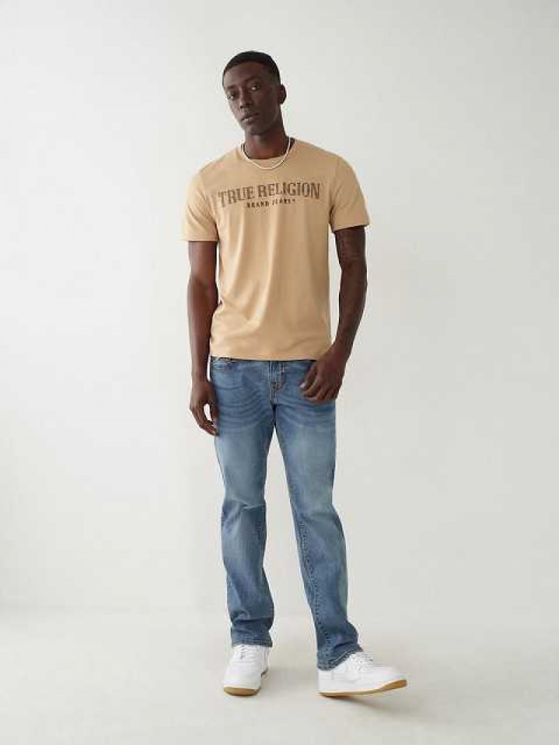 True Religion Ricky Stitch Straight Jeans Herr Tvätt | BEF021598