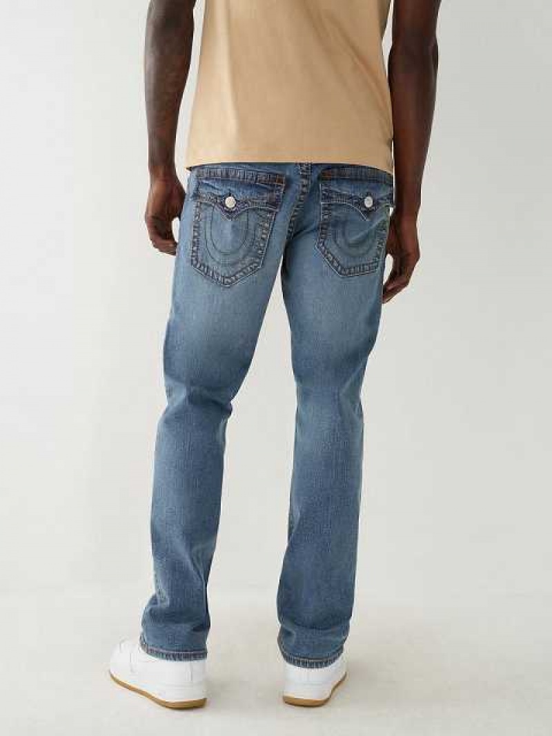 True Religion Ricky Stitch Straight Jeans Herr Tvätt | BEF021598