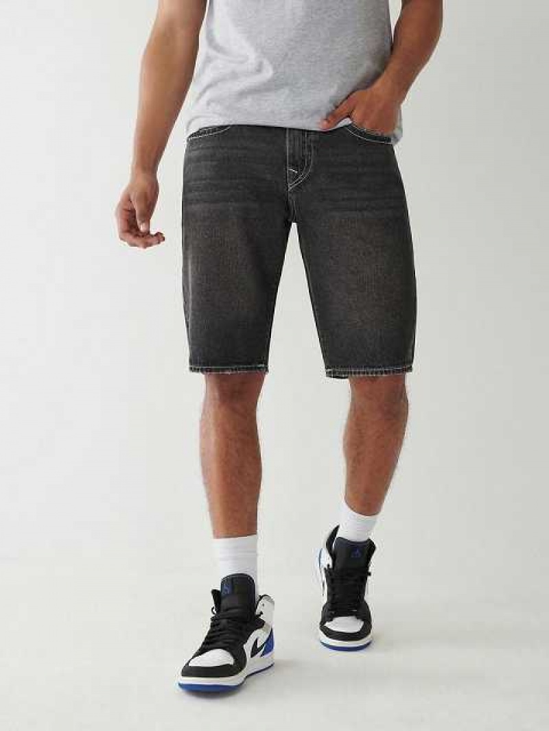 True Religion Ricky Zig Zag Hs Hetero Shorts Herr Grå Tvätt | GJL649750