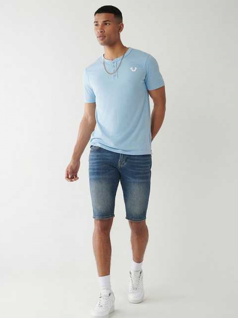 True Religion Rocco Mager Shorts Herr Mörkgrå | MIZ865123