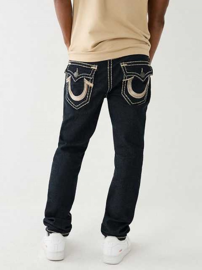 True Religion Rocco Marled Lurex Horseshoe 32” Skinny Jeans Herr Body Rinse | CUP540728