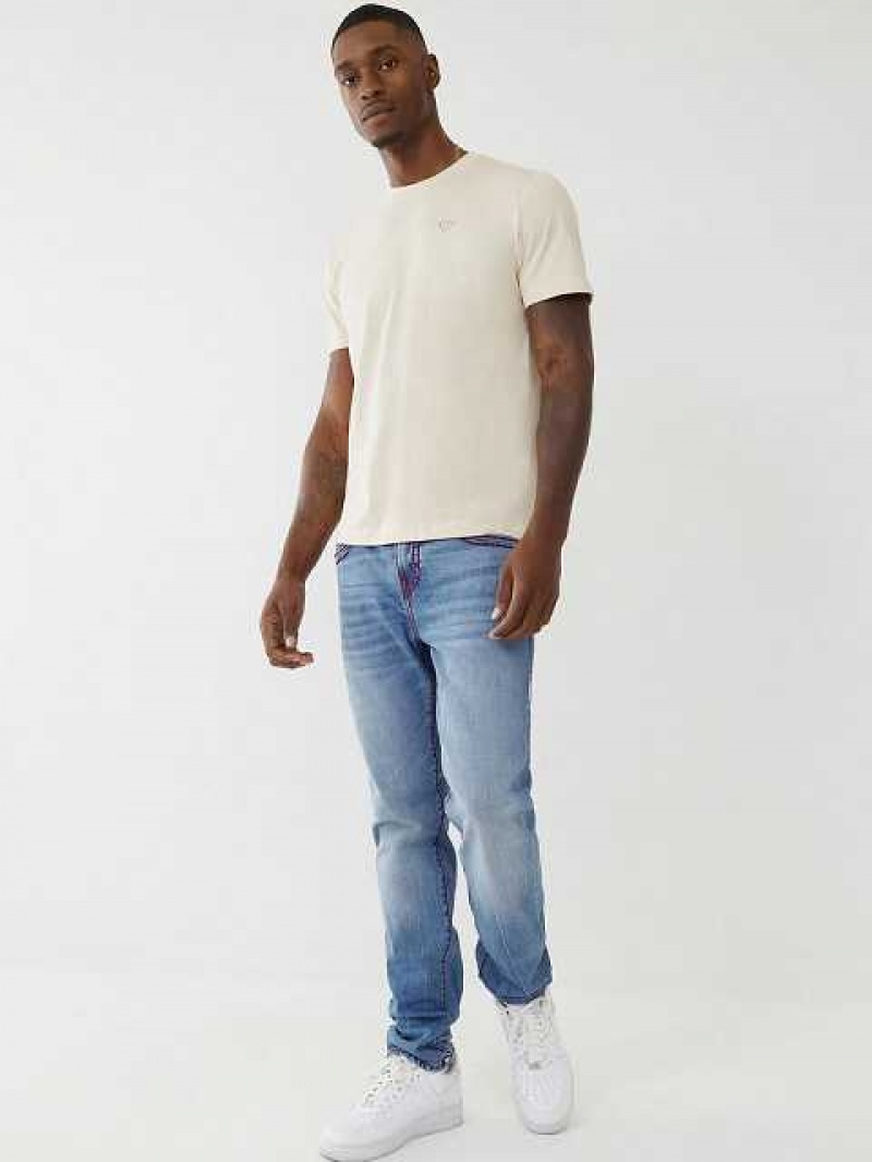 True Religion Rocco Skinny Jeans Herr Ljusblå | WJG640312