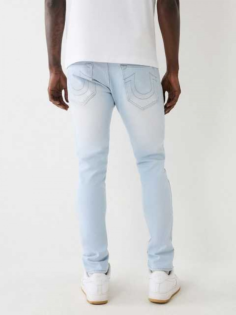 True Religion Rocco Skinny Jeans Herr Ljusblå | YFC946210