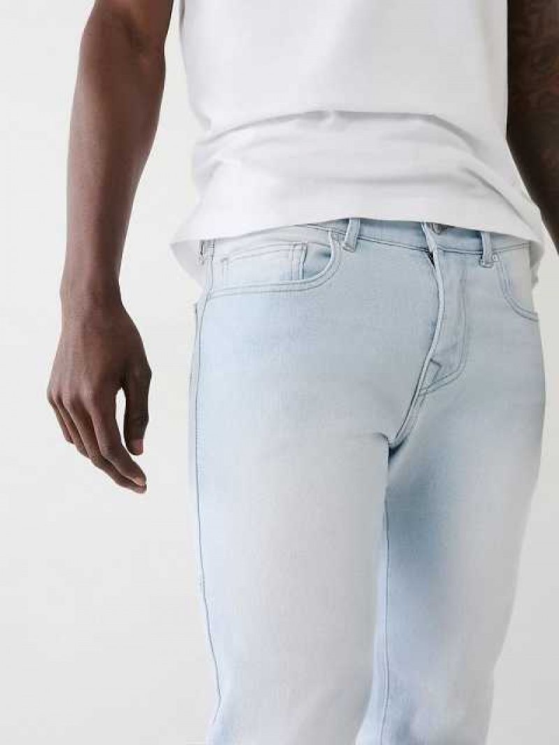 True Religion Rocco Skinny Jeans Herr Ljusblå | YFC946210