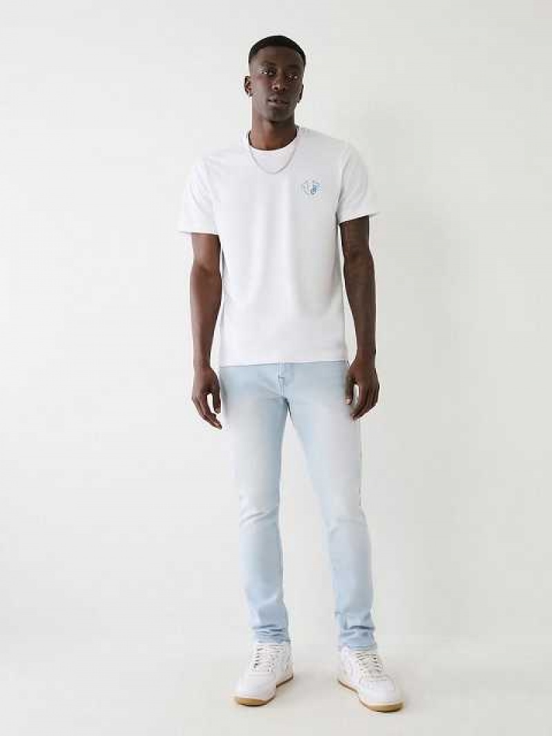 True Religion Rocco Skinny Jeans Herr Ljusblå | YFC946210