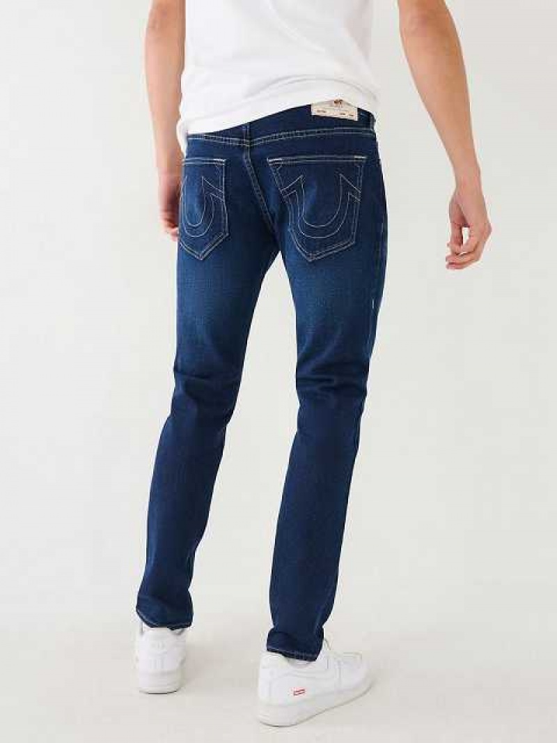 True Religion Rocco Skinny Jeans Herr Marinblå | LPT194278