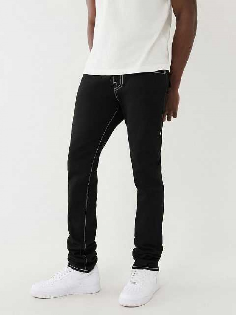 True Religion Rocco Stacked Skinny Jeans Herr Svarta | QWE095248